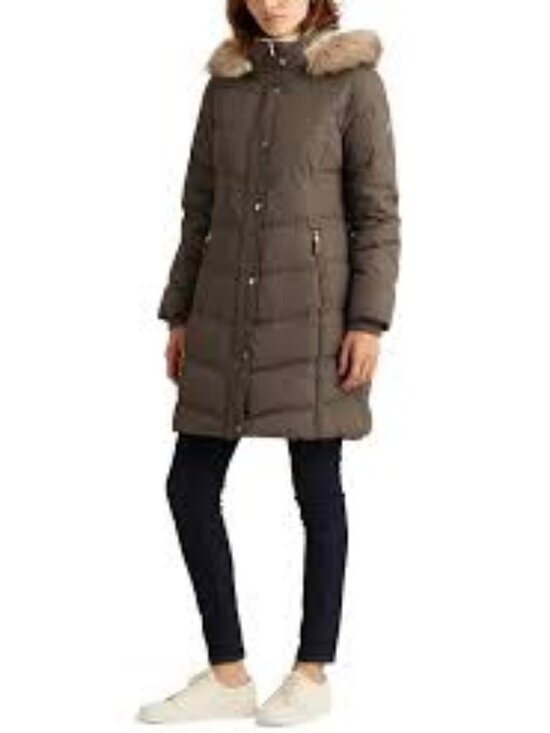 Lauren Ralph Lauren Jackets & Blazers - 46 - NWT LAUREN RALPH LAUREN FAUX FUR HOODED PUFFER JACKET